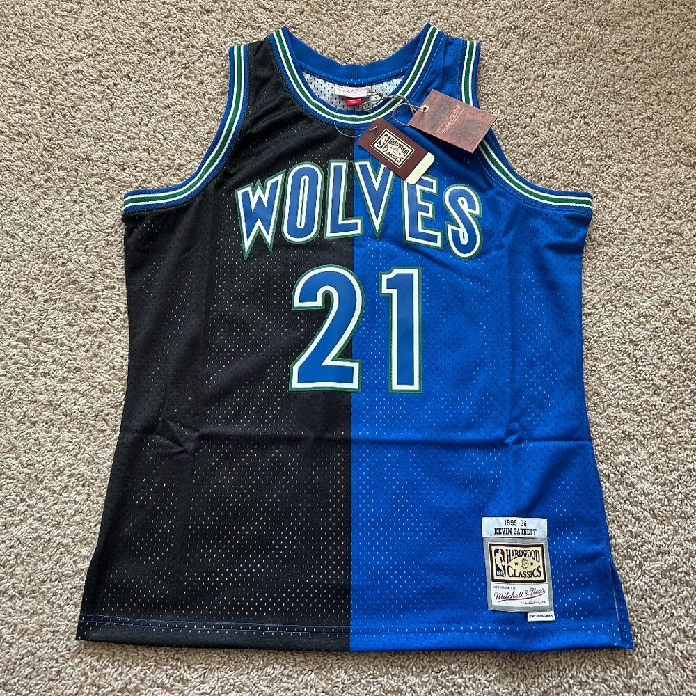 Mitchell & Ness Timberwolves Kevin Garnett Jersey L